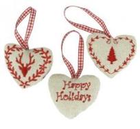 Opakowanie Zestaw ozdób serca CHRISTMAS JOY