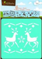 Opakowanie Zestaw szablonów Boże Narodzenie