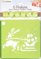 Opakowanie Zestaw szablonów Boże Narodzenie