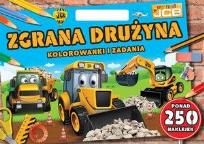 Okładka książki Zgrana drużyna kolorowanki i zadania