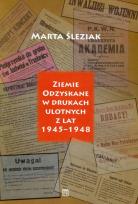Okładka książki Ziemie Odzyskane w drukach ulotnych z lat 1945-1948