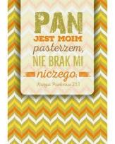 Opakowanie A Kartka składana - Pan Jest Pasterzem moim