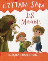 Okładka książki Czytam sam. Jaś i Małgosia. Książka z naklejkami