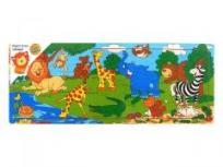 Opakowanie Drewniana układanka Zwierzęta