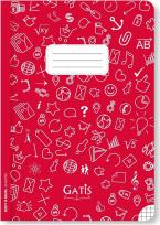 Opakowanie ECO RED Zeszyt A5 w kratkę 60 kartek