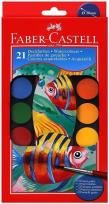 Opakowanie Farby szkolne 12 kolorów FABER CASTELL