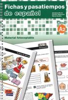 Okładka książki Fichas y pasatiempos de espanol A2
