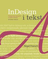 Okładka książki InDesign i tekst Profesjonalna typografia w Adobe InDesign