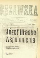 Okładka książki Józef Hłasko