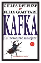 Okładka książki Kafka Ku literaturze mniejszej