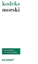 Okładka książki Kodeks morski