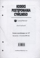 Okładka książki Kodeks Postępowania Cywilnego Zestaw nowelizujący nr 117