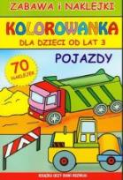 Okładka książki Kolorowanka dla dzieci od lat 3. Pojazdy