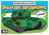 Okładka książki Kolorowanki dla chłopców. Pojazdy wojskowe