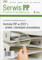 Okładka książki Kontrola PIP w 2017 r - prawa i obowiązki