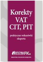 Okładka książki Korekty VAT, CIT, PIT