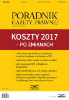 Opakowanie Koszty 2017 - po zmianach