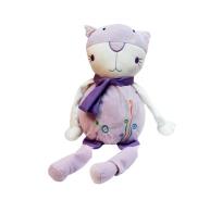 Opakowanie Kot Figuś siedzący fioletowy 30cm