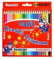 Opakowanie Kredki Magic 24 kolory KAMABEN