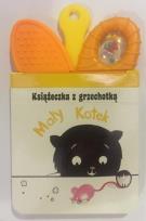Okładka książki Książeczka z grzechotką i gryzaczkiem - Mały Kotek