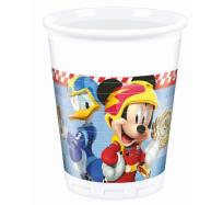 Opakowanie Kubeczki plastikowe - 'Mickey Roadster Racers', 8 sztuk