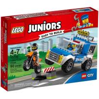 Okładka książki Lego JUNIORS 10735 Pościg furgonetką policyjną