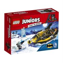 Okładka książki Lego JUNIORS 10737 Batman kontra Mr. Freeze
