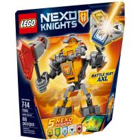 Okładka książki Lego NEXO KNIGHTS 70365 Zbroja Axla
