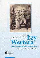 Okładka książki Łzy Wertera Płacz i jego konteksty w literaturze