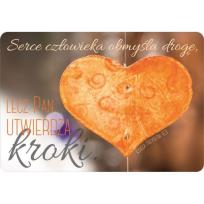 Opakowanie Magnes na lodówkę - Serce człowieka obmyśla