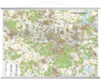 Okładka książki Mapa ścienna Okręg katowicki 1:40 000