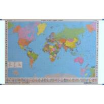 Opakowanie Mapa ścienna Świat polityczna 1:35 000 000