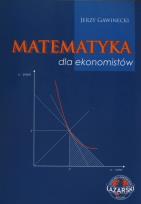 Okładka książki Matematyka dla ekonomistów