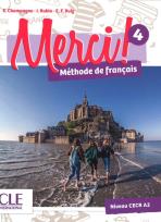 Okładka książki Merci 4 Podręcznik + DVD