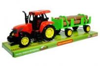 Opakowanie Moje gospodarstwo - Traktor z przyczepą i drewnem