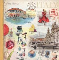 Opakowanie Notatnik ozdobny 165x165 w kratkę 80 stron mix