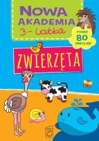 Okładka książki Nowa Akademia 3- latka Zwierzęta