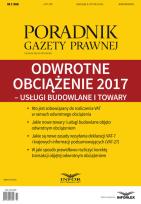 Opakowanie Odwrotne obciążenie 2017-usługi budowlane i towary