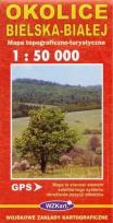 Okładka książki Okolice Bielska-Białej mapa 1:50 000