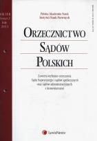 Opakowanie Orzecznictwo Sądów Polskich 2/2013
