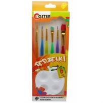 Opakowanie Pędzelki PW-076 6 sztuk z tacką NOSTER