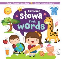 Okładka książki Pierwsze słowa. First words. Piktogramy
