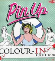 Opakowanie Pin-Up Color-In puzzle do kolorowania 1000 - Audiobook