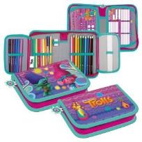 Opakowanie Piórnik z wyposażeniem 2kl Trolls