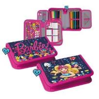 Opakowanie Piórnik z wyposażeniem 2zam Barbie w świecie gier