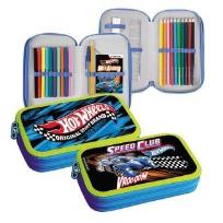 Opakowanie Piórnik z wyposażeniem 2zam Hot Wheels