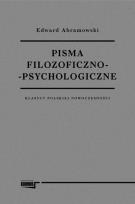 Okładka książki Pisma filozoficzno psychologiczne Klasycy polskiej nowoczesności