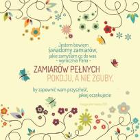 Opakowanie Podstawka korkowa - Jestem Bowiem kwiaty