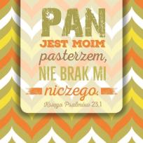 Opakowanie Podstawka korkowa - Pan jest moim pasterzem