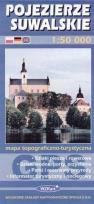 Okładka książki Pojezierze Suwalskie mapa 1:50 000 WZKart